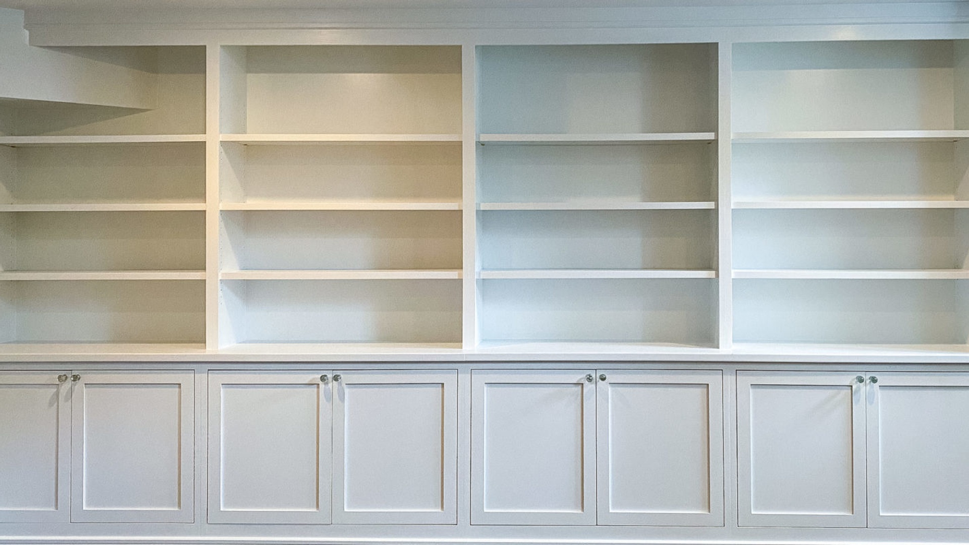Custom built-in cabinetry and millwork details