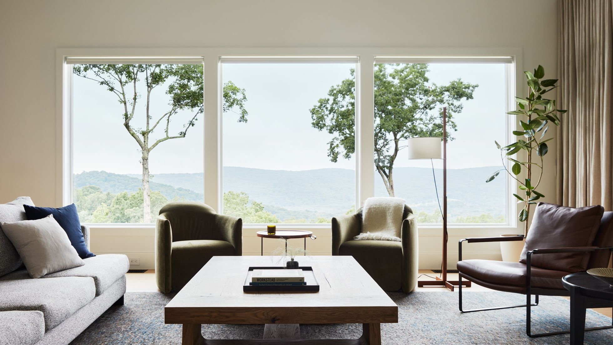 Modern minimalist living room interior design