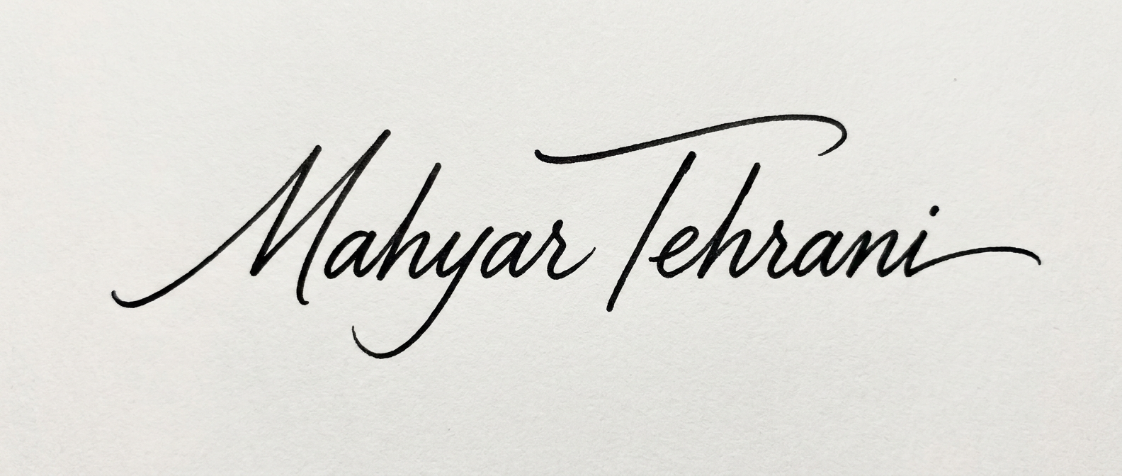 Mahyar Tehrani signature logo